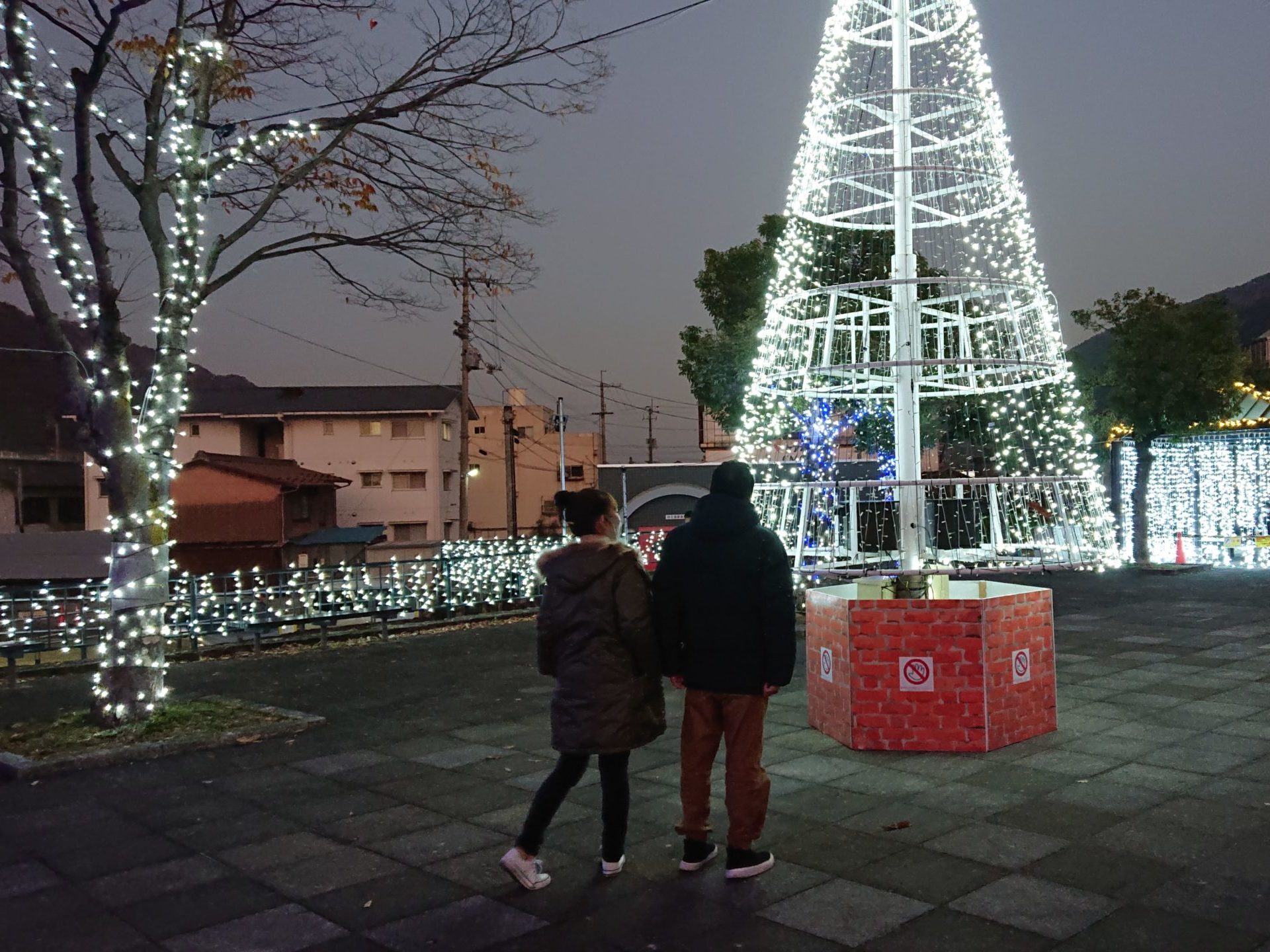 写真：阿波池田駅前イルミネーション